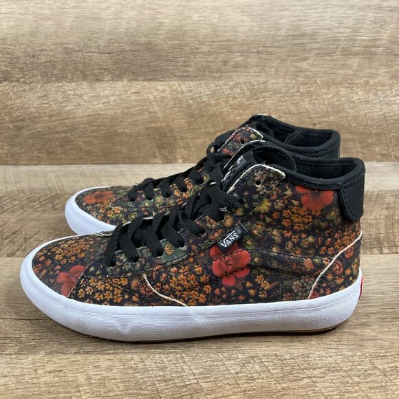 VANS The Lizzie Armonto Floral Black/Multi VR3 Cush Mid Skater Womens 5.5 NEW - Picture 4 of 10